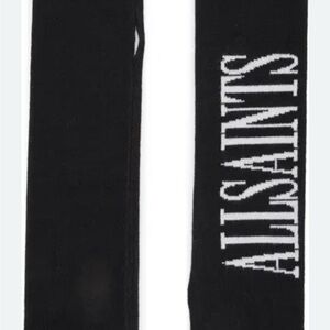 AllSaints Black Arm Warmers